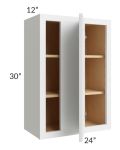 Stratus White 24x30 Blind Corner Wall Cabinet