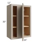 Tuscan Oyster 24x30 Blind Corner Wall Cabinet
