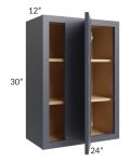 Midtown Indigo Shaker 24x30 Blind Corner Wall Cabinet
