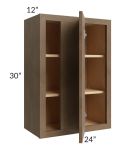 Midtown Mocha Shaker 24x30 Blind Corner Wall Cabinet