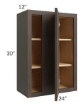 Vienna Kona Brown 24x30 Blind Corner Wall Cabinet
