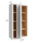 Tuscan Cloud 24x42 Blind Corner Wall Cabinet