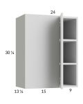 Harbor White 24x30-1/4 Blind Corner Wall Cabinet