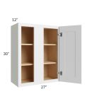 Asheville White Shaker 27x30 Wall Blind Cabinet