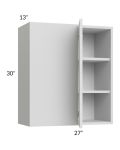 Milan Cream 27x30 Blind Corner Wall Cabinet