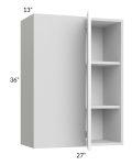 Milan White Gloss 27x36 Blind Corner Wall Cabinet