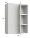 Milan Beige Matte 27x36 Blind Corner Wall Cabinet