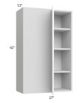 Milan White Gloss 27x42 Blind Corner Wall Cabinet