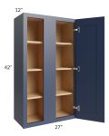 Bayville Blue 27x42 Wall Blind Cabinet