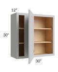 Tuscan Painted Grey 30x30 Blind Corner Wall Cabinet