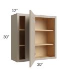 Tuscan Oyster 30x30 Blind Corner Wall Cabinet