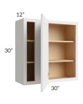 Midtown Cloud Shaker 30x30 Blind Corner Wall Cabinet