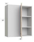 Milan Natural 30x36 Blind Corner Wall Cabinet