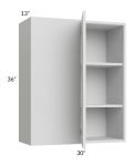 Milan Cream 30x36 Blind Corner Wall Cabinet