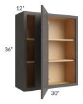 Salem Dark Grey 30x36 Blind Corner Wall Cabinet