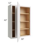 Tuscan Cloud 30x42 Blind Corner Wall Cabinet