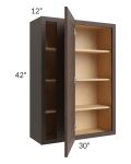 Tuscan Kona Brown 30x42 Blind Corner Wall Cabinet