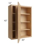 Midtown Timber Shaker 30x42 Blind Corner Wall Cabinet