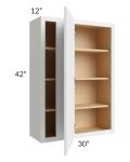 Salem White 30x42 Blind Corner Wall Cabinet