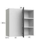 Euro Cafe 30x30-1/4 Blind Corner Wall Cabinet