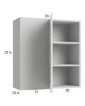 Harbor White 33x35-1/4 Blind Corner Wall Cabinet