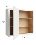 Stratus White 36x30 Blind Corner Wall Cabinet