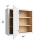 Tuscan Cloud 36x30 Blind Corner Wall Cabinet