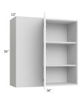 Milan White Matte 36x36 Blind Corner Wall Cabinet