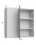 Milan Pecan 36x36 Blind Corner Wall Cabinet