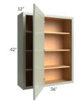 Midtown Pistachio Green Shaker 36x42 Blind Corner Wall Cabinet