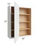 Belfast White 36x42 Blind Corner Wall Cabinet