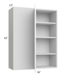 Milan White Gloss 36x42 Blind Corner Wall Cabinet