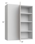 Milan Beige Matte 36x42 Blind Corner Wall Cabinet