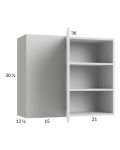 Harbor White 36x30-1/4 Blind Corner Wall Cabinet