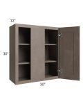 Providence Natural Grey 30x30 Blind Wall Cabinet