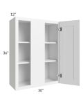 Aspen White Shaker 30x36 Blind Wall Cabinet