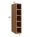 Artisan Walnut Shaker 6x30 Wall Cube Cabinet
