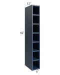 Portland Navy Blue 6x42 Wall Cube Cabinet