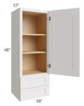 Tuscan Cloud 18x48x15 Wall Cabinet with Drawers