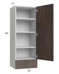 Milan Cafe 18x48x15 Wall Cabinet with Drawers