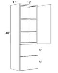 18x48x15 Wall Cabinet with Drawers