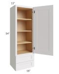 Tuscan Cloud 18x54x15 Wall Cabinet with Drawers