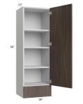 Milan Cafe 18x54x15 Wall Cabinet with Drawers