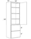 18x54x15 Wall Cabinet with Drawers