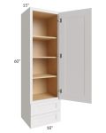 Tuscan Cloud 18x60x15 Wall Cabinet with Drawers