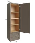 Tuscan Stone 18x60x15 Wall Cabinet with Drawers