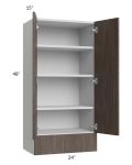 Milan Cafe 24x48x15 Wall Cabinet with Drawers