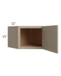 Tuscan Oyster 24x15 Diagonal Corner Wall Cabinet
