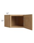 Midtown Timber Shaker 24x15 Diagonal Corner Wall Cabinet