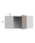 Milan Hazel 24x15 Diagonal Corner Wall Cabinet